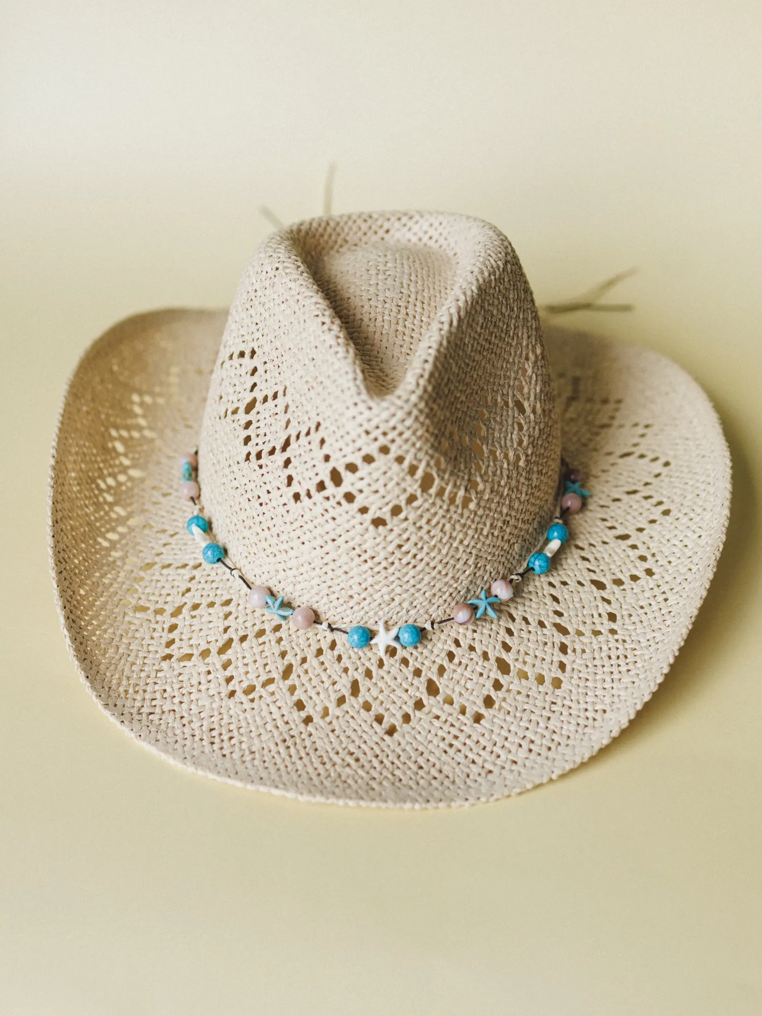 Western Summer Hat - Ivory