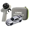 R02 1/64 Full-Scale Mini Remote Control Car 2.4GHz, 1m/s Speed, Rear-Wheel Drive, Equipped With LED Lights and a Portable Carrying Bag.