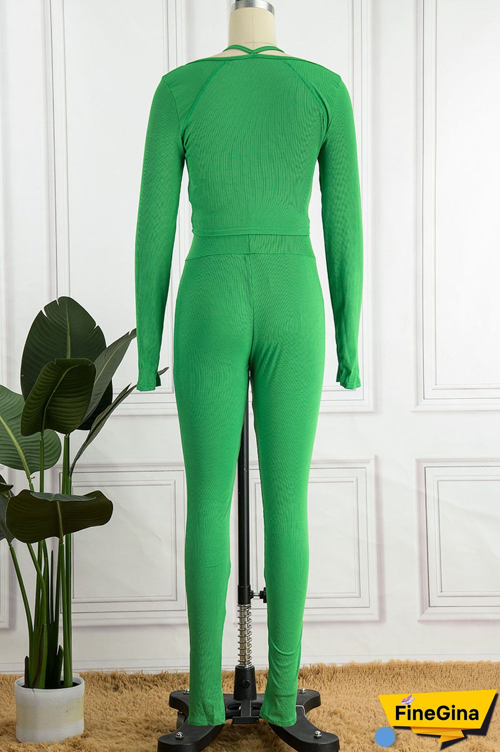 Yellow Casual Street Solid Patchwork Square Collar Long Sleeve Two Pieces