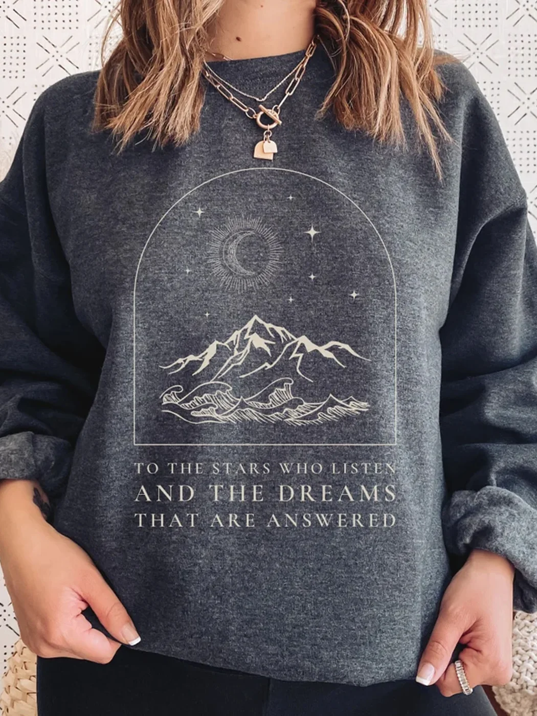 Acotar Sweatshirt To The Stars Who Listen Sweater Sarah J Maas / DarkAcademias /Darkacademias