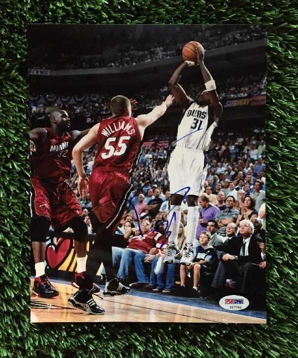 Mavericks Jason Terry Signed Authentic 8X10 Photo Poster painting Autograph PSA/DNA #S27772