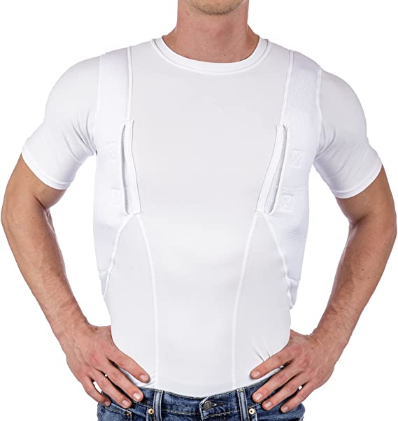 MEN/WOMEN’S CONCEALED LEATHER HOLSTER T-SHIRT – ModernOnlineMart