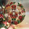 Diamond Painting Wreath Ornament Nutcracker Christmas Decor 9.45x9.45in