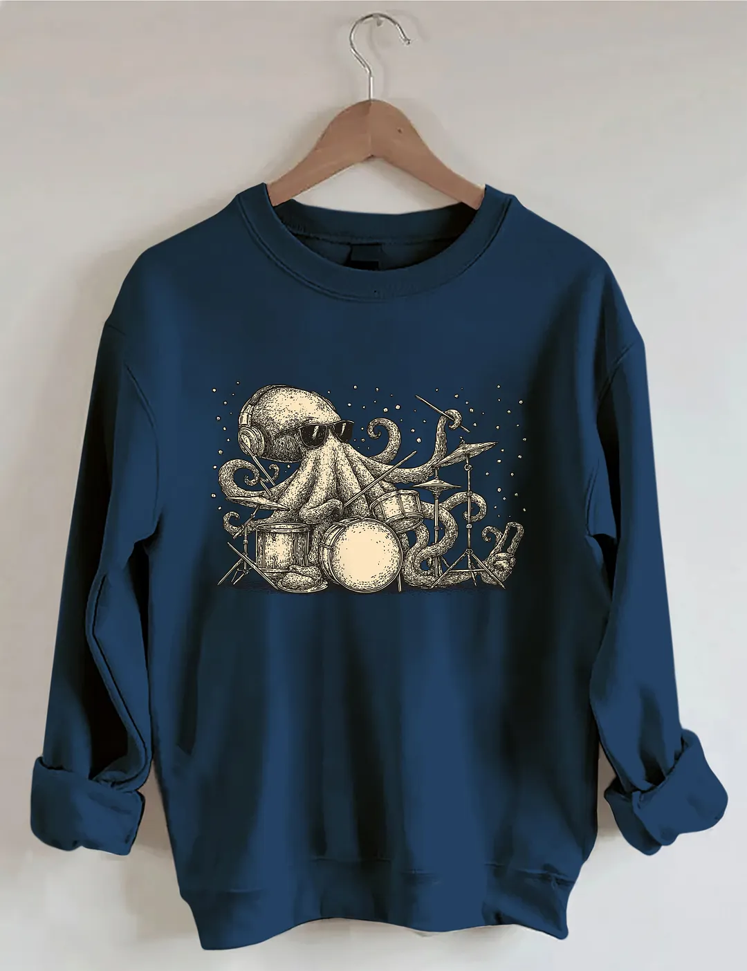 Octopus Drummer Sweatshirt