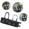 Fishing Bucket Organizer with Buckets Cover Ice Fishing Tackle Bag with Rod & Plier Holder Multi-Pockets for 5 Gallon Buckets Gear Accessories