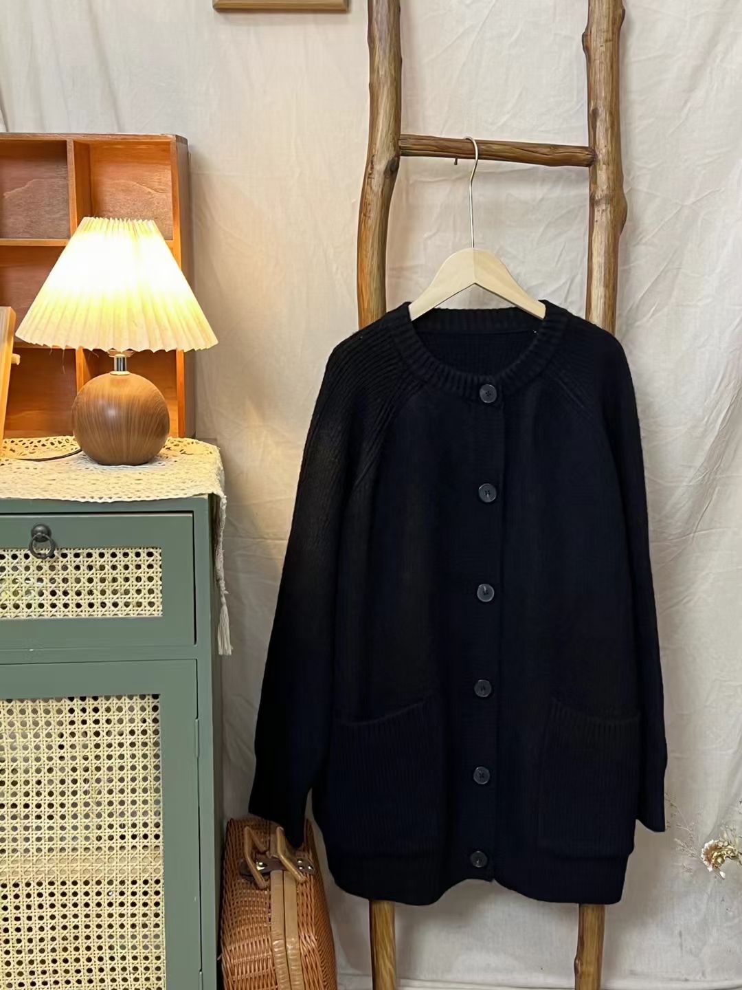 Chicfifth Sweater Women Winter Long Sleeve High Quality Autumn Vintage Top Knitted Cardigan