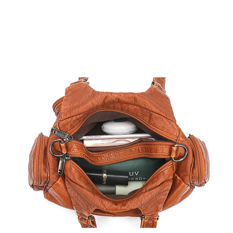 Vintage Studded Utility Baggy Bag