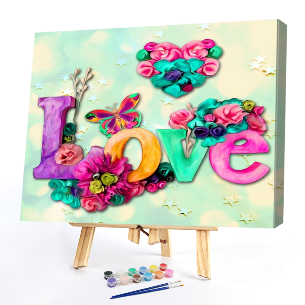 

50*40CM - Paint By Numbers - Character Love, 501 Original