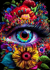 AB Diamond Painting  |  Flower Eye