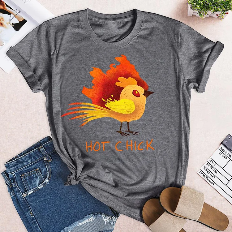 ANB - Hot Chick Essential Retro Tee-04933