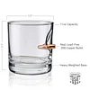 Creative bullet cup American soldier bullet cup foreign wine glass whiskey glass inlaid with bullet cup ins beer cup