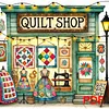 (PDF Pattern)Patchwork Sewing Shop 14CT PDF Cross Stitch Pattern Instant Digital Download Counted Printable 15.75x15.75inch tapestrymarket