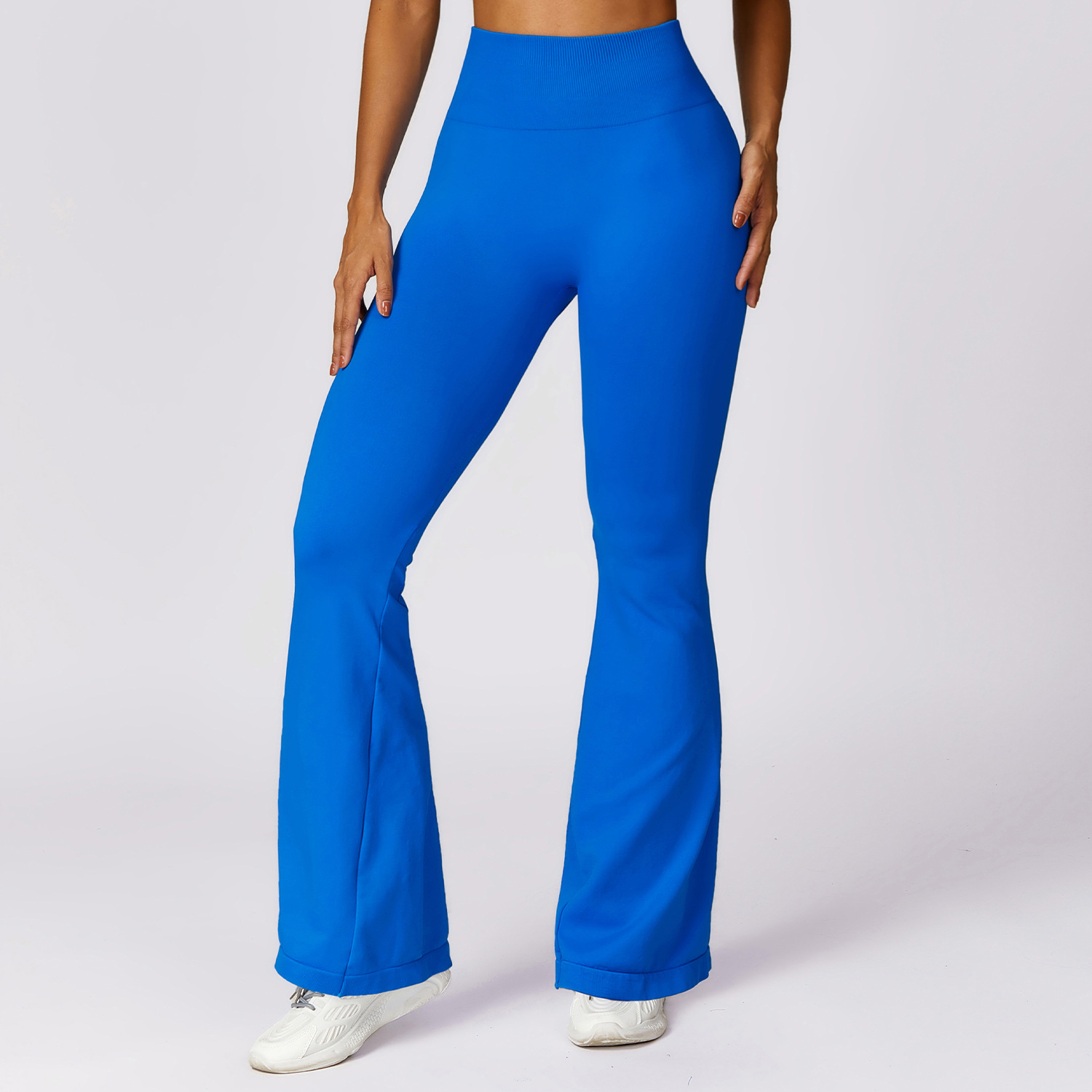 Tomroads Women Flare Pants Sport Thread Leggings High Waist Yoga Leggings Gym Workout Fitness Quick Dry Push Up Yoga Pants Female Tight