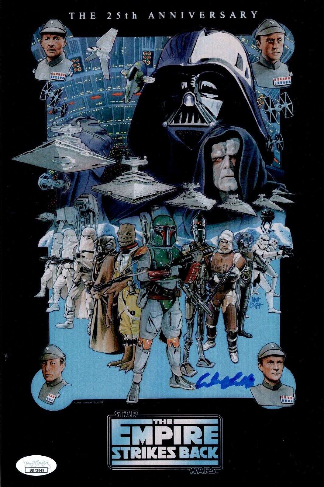 Alan Ladd Jr. STAR WARS Producer CO-FOUNDER RARE Signed 8x12 Photo Poster painting PROOF JSA COA