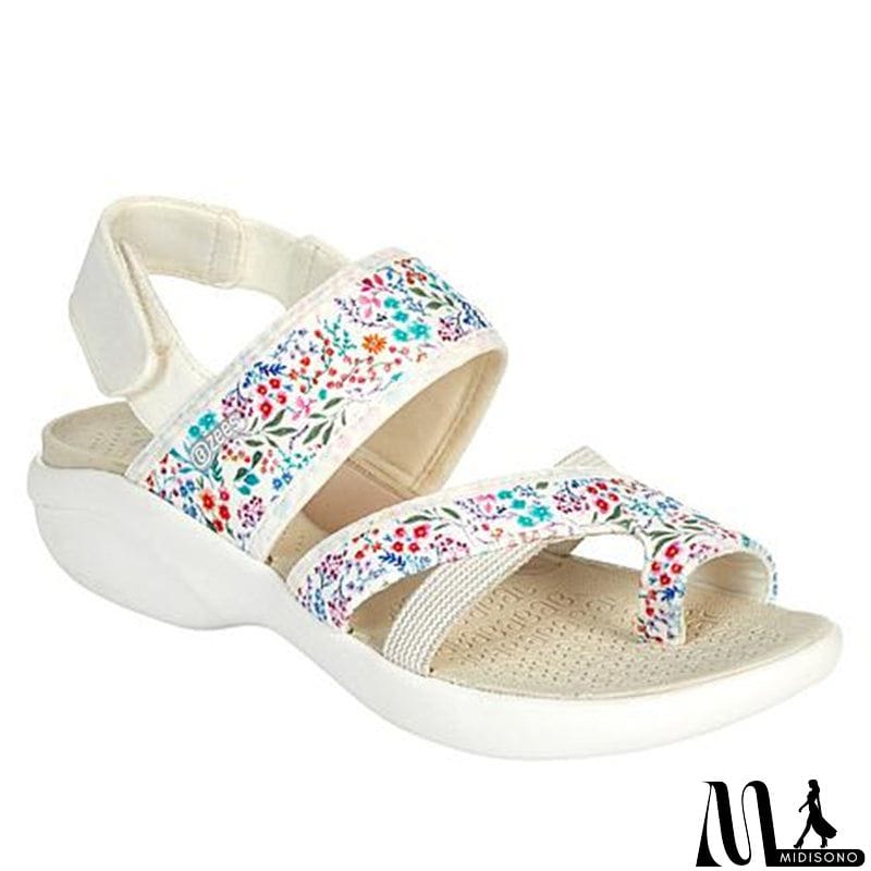MidiSono - Women's Comfy Large Size Soft Spring Summer Beach Sandals