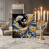 DIY Pearl Painting Dancing Girl for Home Wall Decor with Frame(30x30cm)