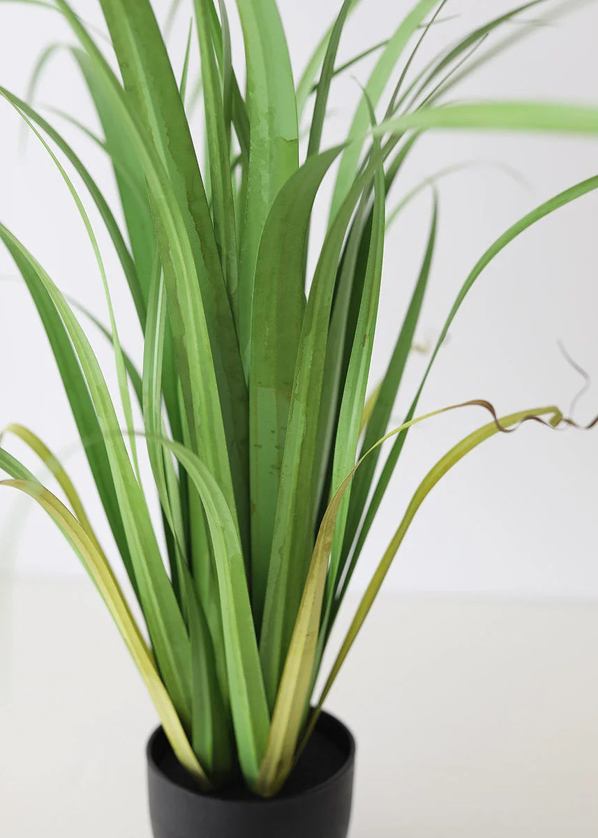 Fake Reed Grass Plant in Pot - 33"