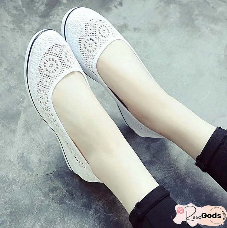 Canvas Nurse Solid Women Flats Platform Casual Shoes