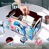 5D DIY Diamond Painting Decorative Storage Box Wood Storage Clutch (Dolphin)