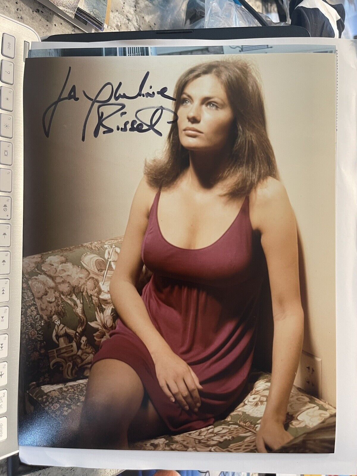 JACQUELINE BISSET SIGNED AUTOGRAPHED 8x10 Photo Poster painting HOLLYWOOD LEGEND BECKETT BAS D1