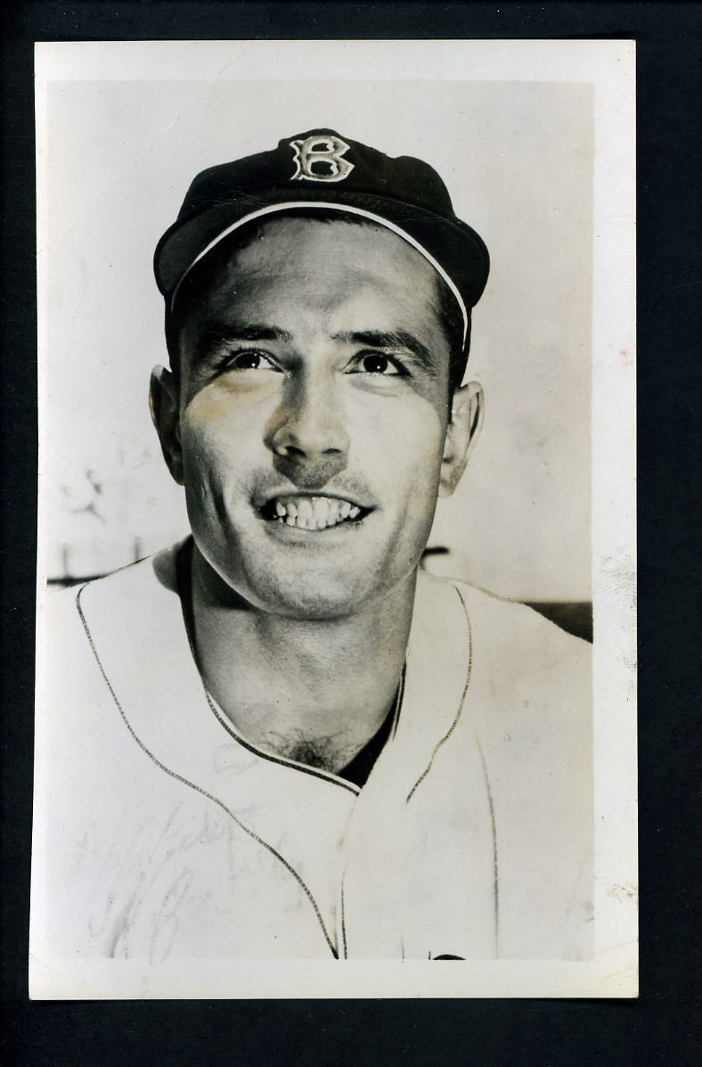 Jim Piersall 1955 Press Photo Poster painting Boston Red Sox