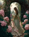 Luxury AB Velvet Diamond Painting Kit  | girl
