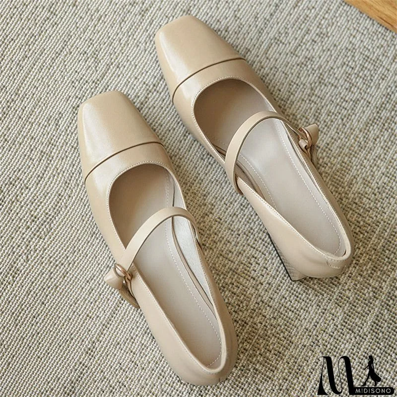 MidiSono - Fashionable Elegant Pretty Contrast Color Pumps For Women