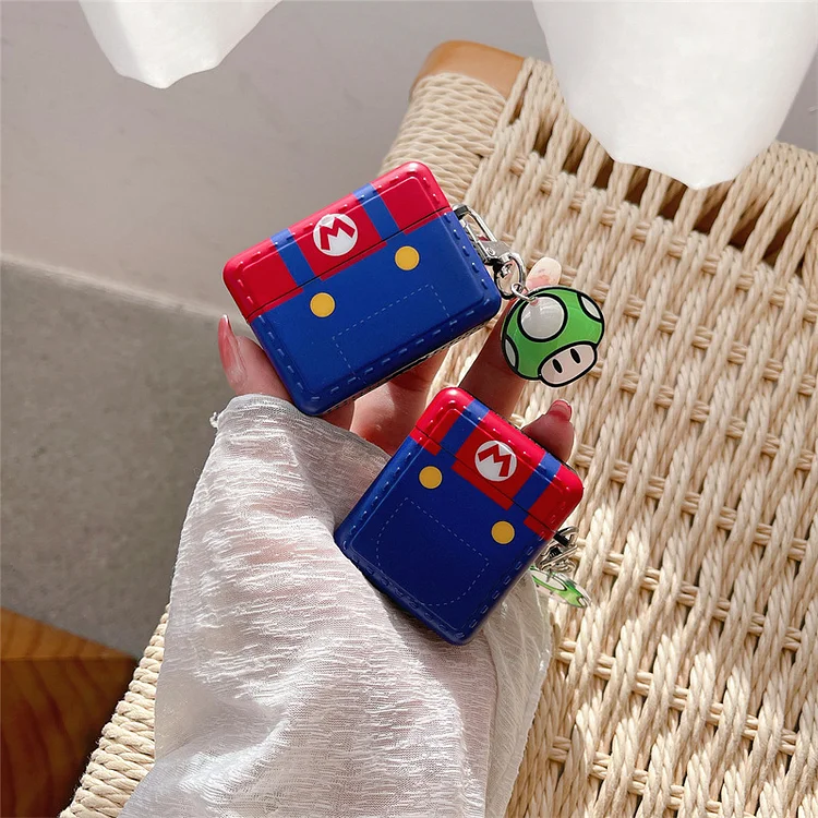 Super Mario Bros Cute AirPods Case weebmemes