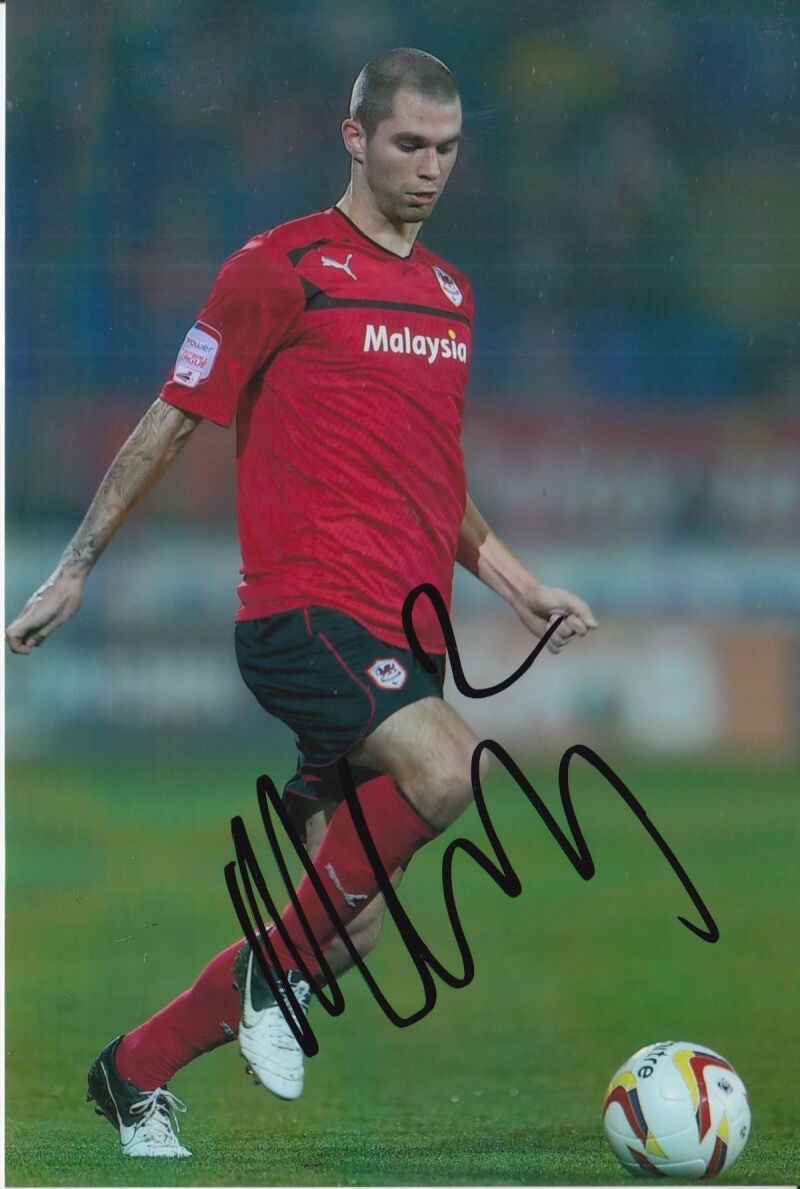 CARDIFF CITY HAND SIGNED MATT CONNOLLY 6X4 Photo Poster painting 4.