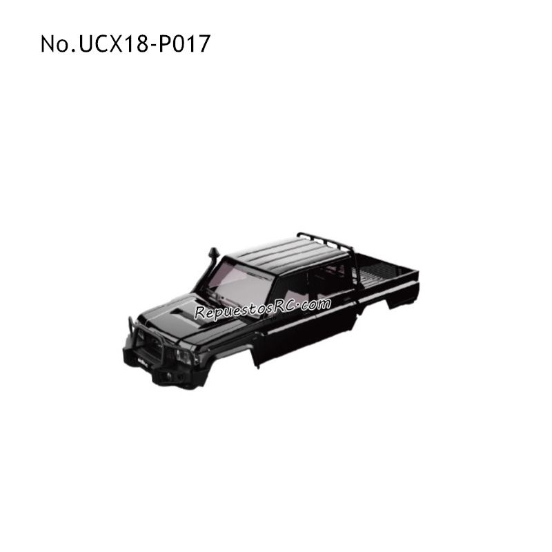 UDIRC UCX1801 RC Partes del Coche Montaje del Cuerpo UCX18-P017A UCX18-P017B