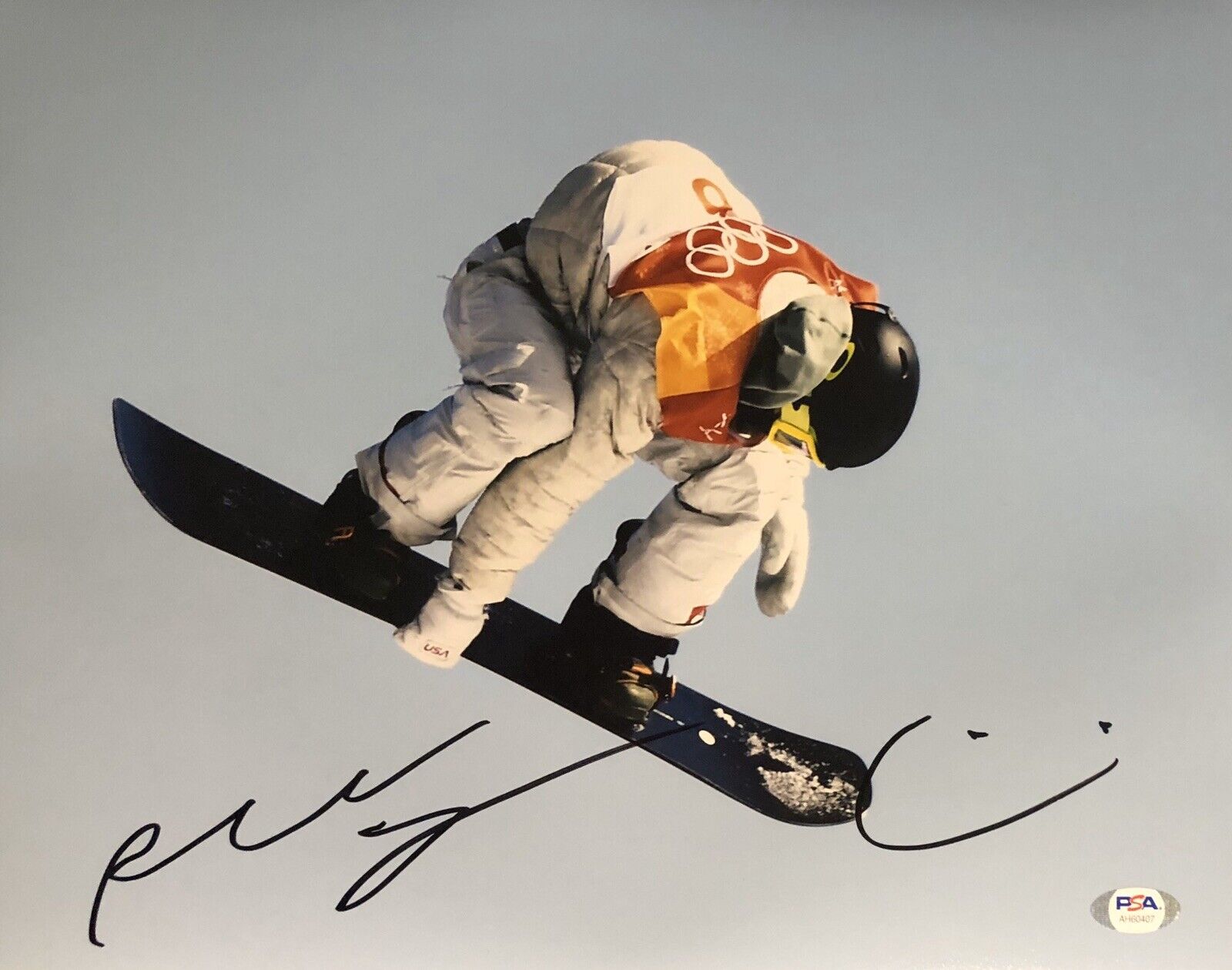 Red Gerard Signed Autographed 2018 Olymipic 11x14 Photo Poster painting Snowboarding Psa/Dna