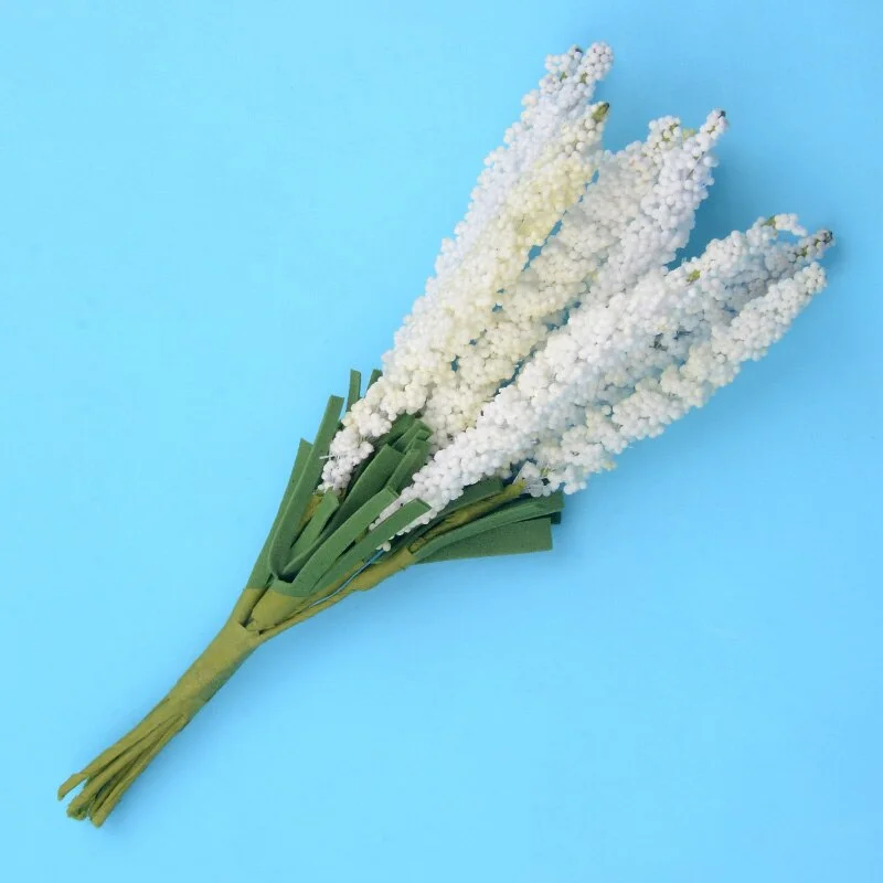 10pcs Cheap Artificial Mini Lavender Foam Flower Bouquet For Wedding Flower Decoration Scrapbooking DIY Wreath Fake Rose Flowers