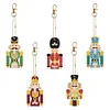5Pcs DIY Diamond Painting Nutcracker Keychain