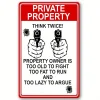 Shooting Warnings - Metal Tin Signs(8*12Inch/12*16Inch)