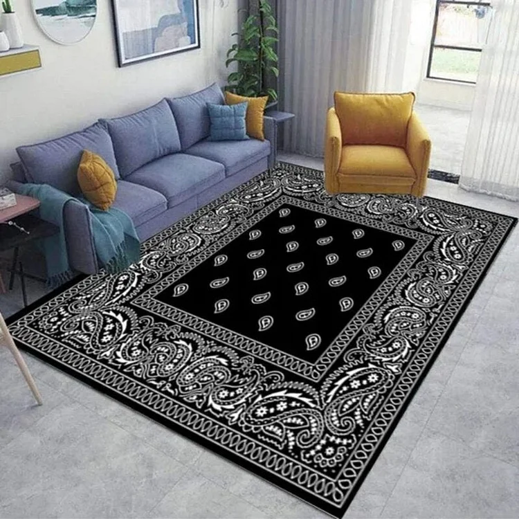 Retro Bohemian Carpet for Living Room Home Decoration Sofa Table Large Area Rugs Bedroom Bedside Foot Pad Entrance Doormat