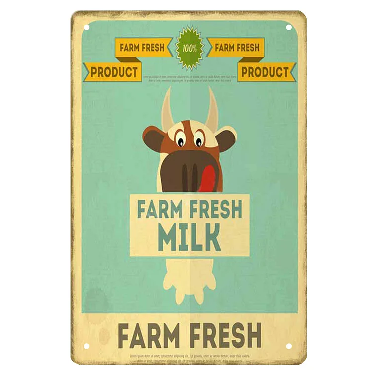 Fresh Farm Chicken Zone Eggs - Vintage Tin Signs/Wooden Signs 8*12Inch/12*16Inch