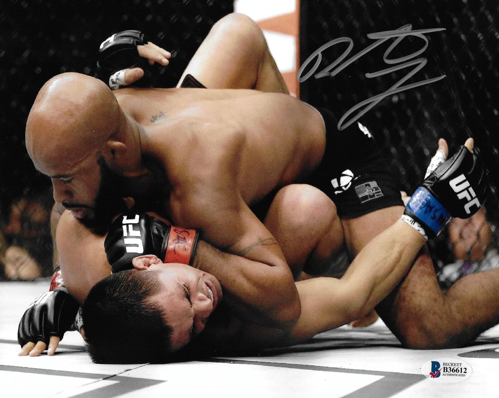 Demetrious Johnson Signed 8x10 Photo Poster painting BAS Beckett COA UFC 178 Picture Autograph 1