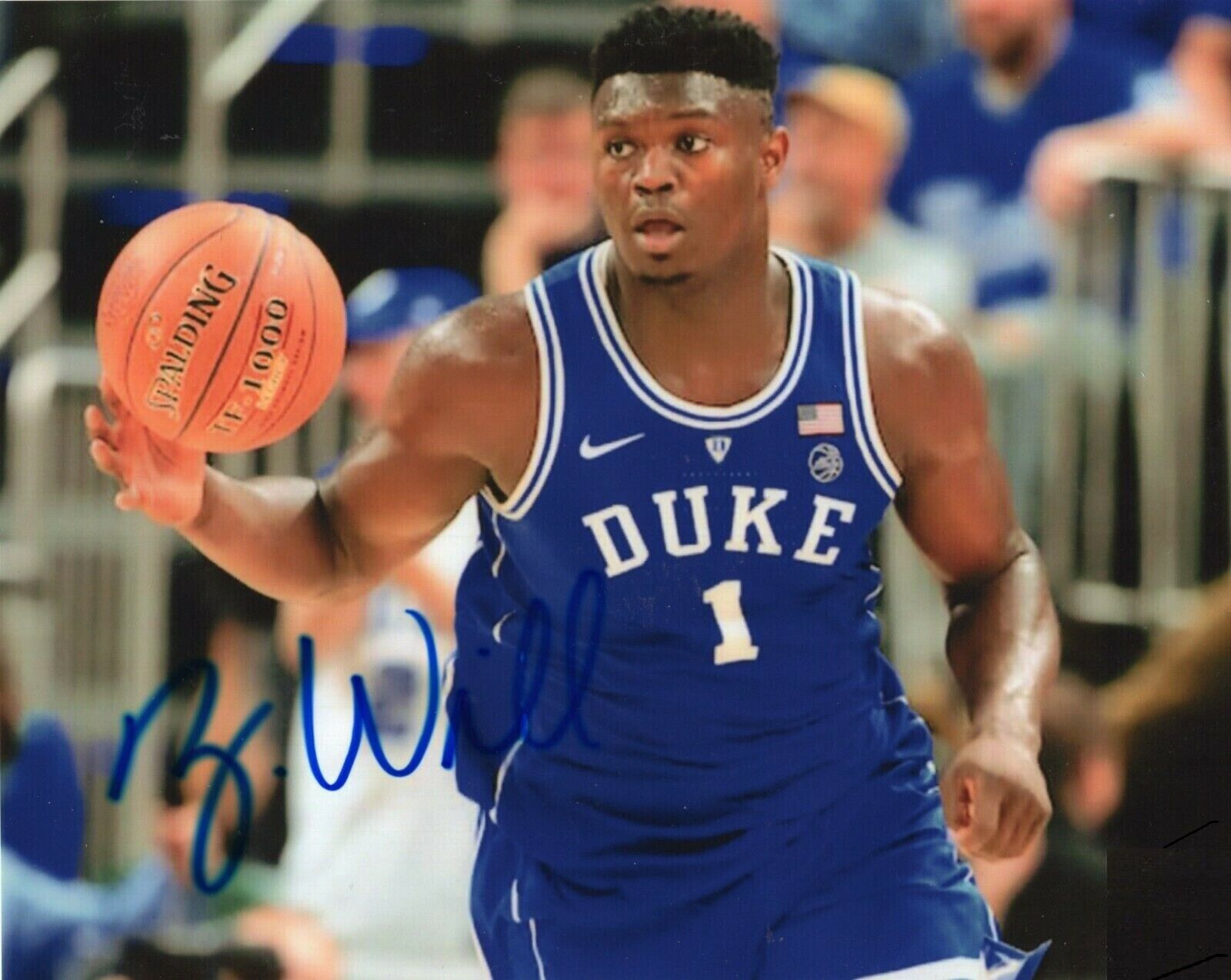 Zion Williamson Autographed Signed 8x10 Photo Poster painting ( Pelicans Duke ) REPRINT