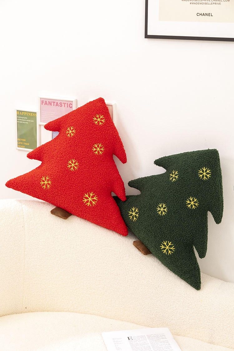 Tegooe Gingerbread Man Plush Cushion - Stuffed Christmas Decor Kids Toy