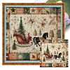 (Multi-Style) Christmas-11CT Stamped Cross Stitch 50*50cm