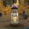 Bouteille de bougie de foi en bois - Bougeoir artisanal 5d bricolage