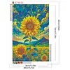 Diamond Painting -DIY Round Drill Sunflower(40x60cm)