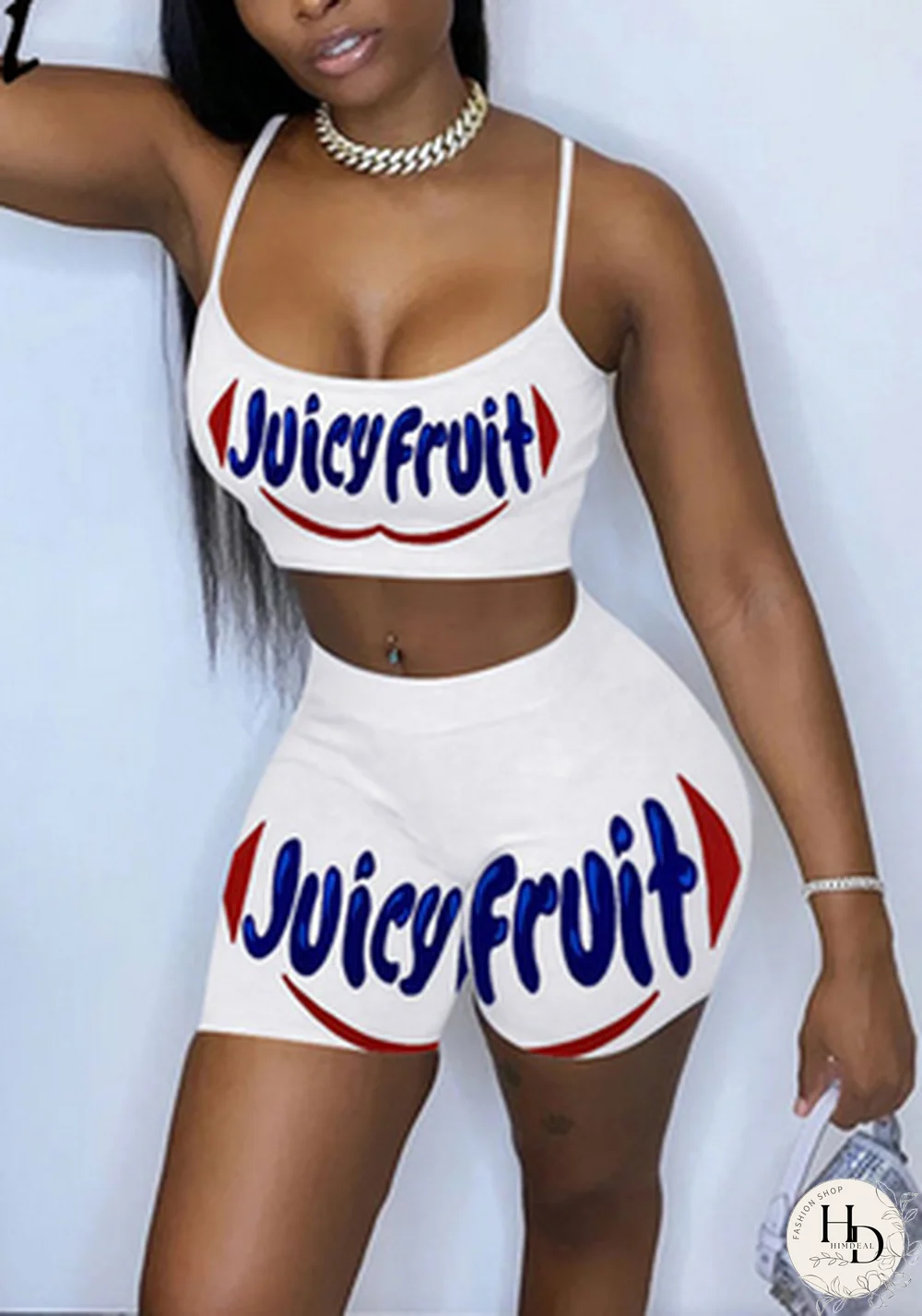 Graphic Bandana 2 Piece Tracksuit Set Women Printed Casual Sport Cute Sexy Club Outfits For Women Matching Sets Top Sets