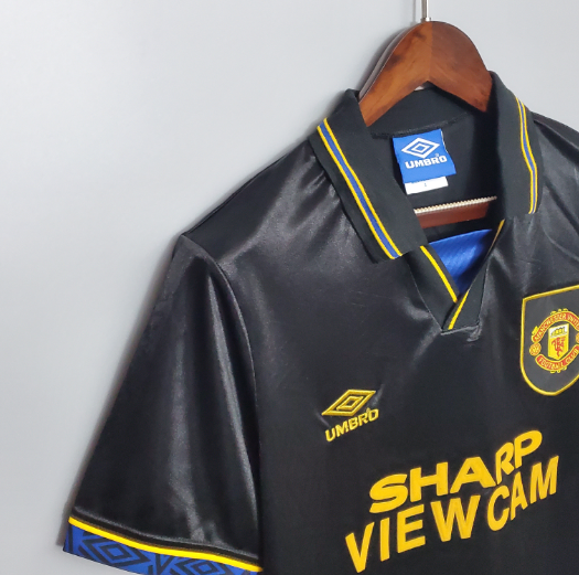 Retro 1993/1995 Manchester United Away Football T-Shirt Thai Quality