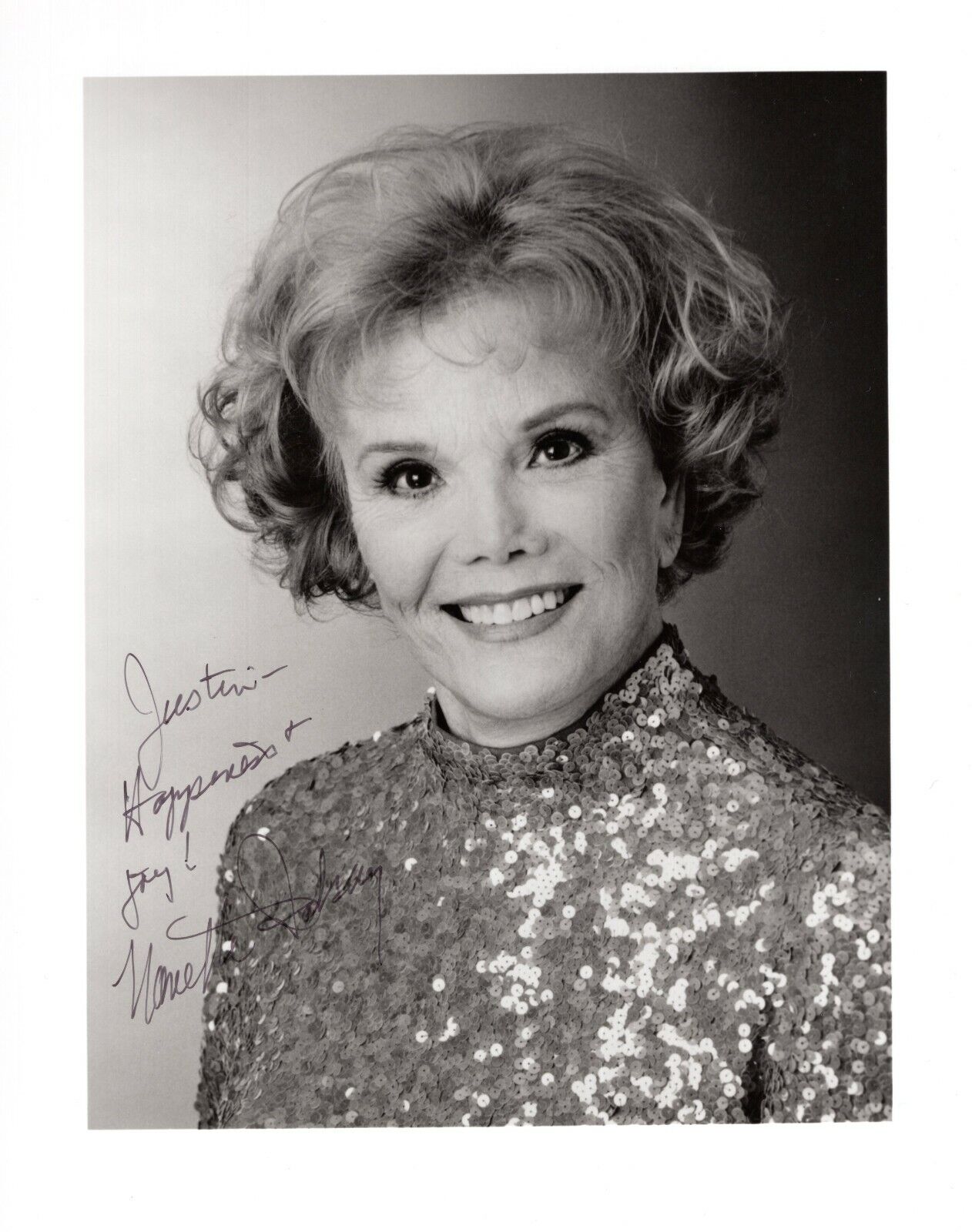 Nanette Fabray Actress Singer Signed Autograph 8x10 Photo Poster painting with Todd Mueller COA