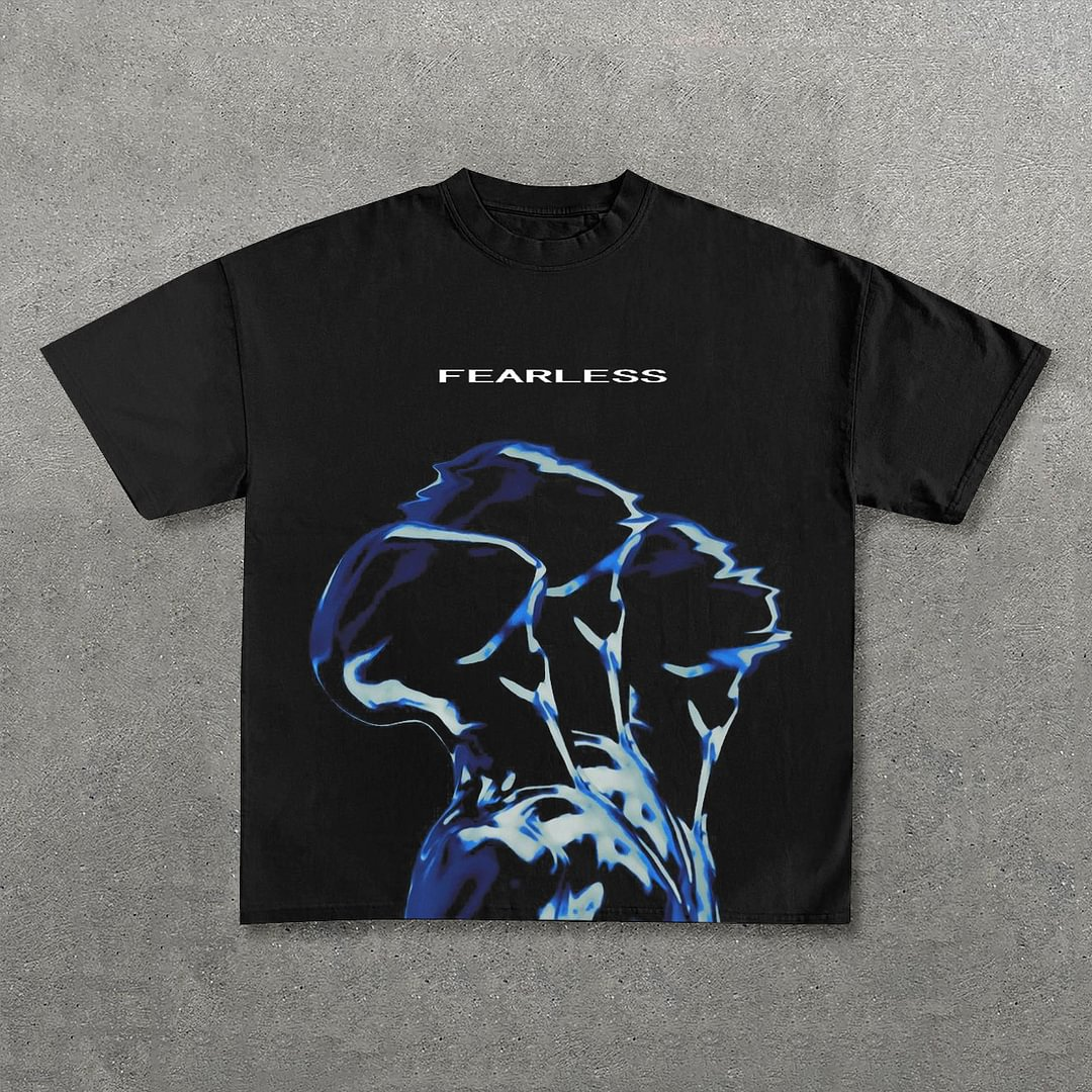Sopula Essential Fearless Ghost Graphic Cotton T-Shirt - SOPULA