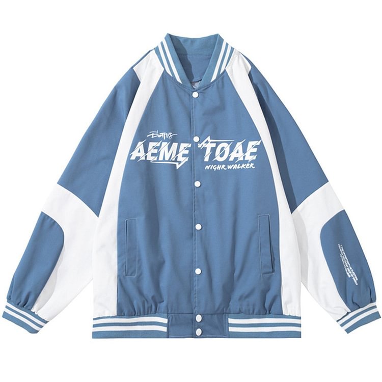 Splicing Letters Varsity Jacket