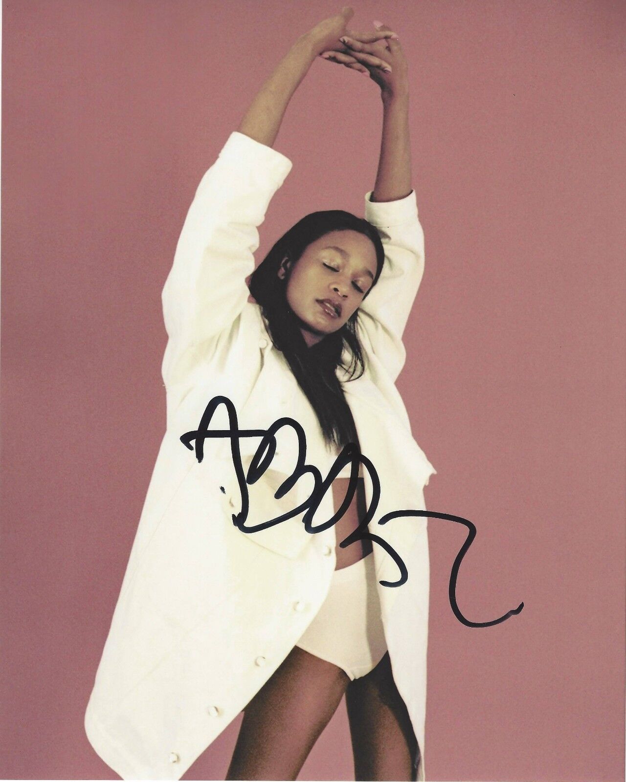 SINGER ABRA SIGNED ASSASSINATION NATION 8X10 Photo Poster painting F W/COA GABRIELLE MIRVILLE