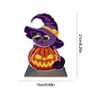 Crystal Diamond Ornament Wooden Point Drilling Halloween Ornament Kit