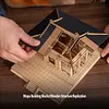 Wooden mortise and tenon assembly model, ancient architecture handicraft study materials, teaching aids, and cultural and creative gifts